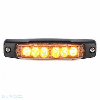 FEDERAL SIGNAL Warning Light LED Amber PC 0.7A, 454W21