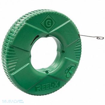 GREENLEE Steel Fish Tape Shape Flat 1/4 dia, 798GJ0