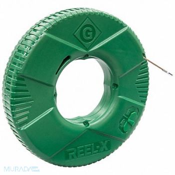GREENLEE Steel Fish Tape Bulk Pack Flat 1/8 dia, 798GJ4