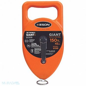 KESON GIANT Chalk Line Reel Large Cap 150 Ft, 4MHF4