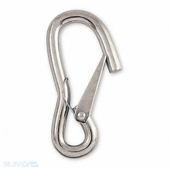 LUCKY LINE PRODUCTS Eyelet Spring Snap L 4 In, 4FCN5