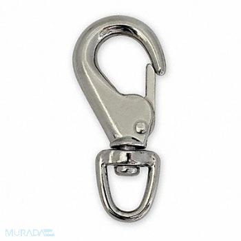 LUCKY LINE PRODUCTS Eyelet Spring Snap L 3 3/8 In, 4FCF7