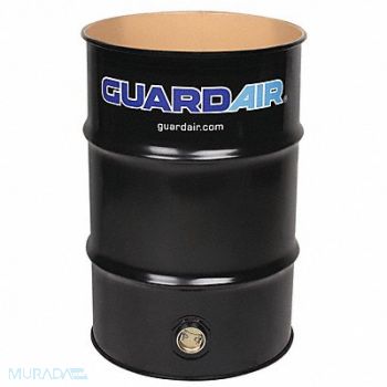 GUARDAIR Vacuum Drum Open Head 30 gal Black, 5JJD0