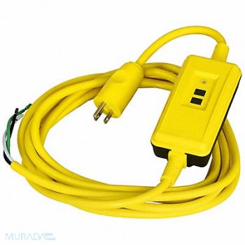 HUBBELL WIRING DEVICE-KELLEMS Self-Test Portable GFCI, 793TJ7