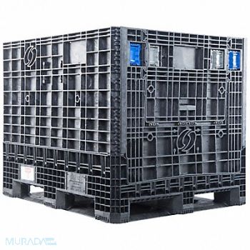 ORBIS Clps Bulk Ctr Black Solid 48 in, 9FGR4