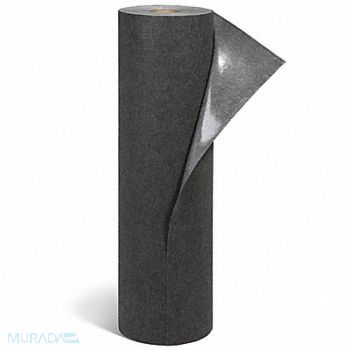 PIG Adhesive-Backed Grippy Mat Slate 100ft L, 801C99