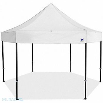 E-Z UP Shelter White 15 ft W 15 ft L, 800J33