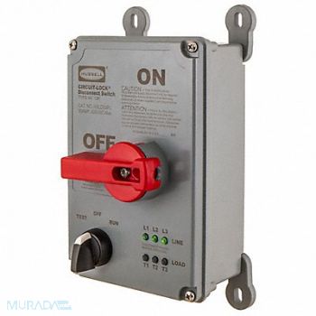 HUBBELL Disconnect Switch Non-Fusible 30A PBT, 60HJ41