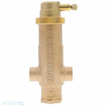 RESIDEO Hydronic Air Vent 3/4 in Sweat, 2RB54