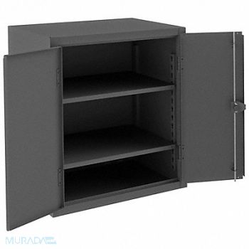 DURHAM MFG Storage Cabinet 36 x36 x20 Gray 2Shlv, 34A938