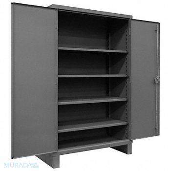DURHAM MFG Storage Cabinet 78 x36 x20 Gray 4Shlv, 34A979