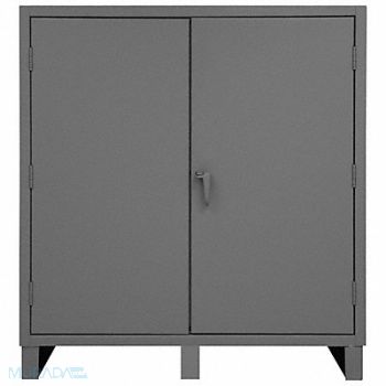 DURHAM MFG Storage Cabinet 66 x60 x24 Gray 3Shlv, 34A954