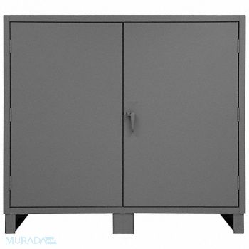 DURHAM MFG Storage Cabinet 66 x72 x24 Gray 3Shlv, 34A955