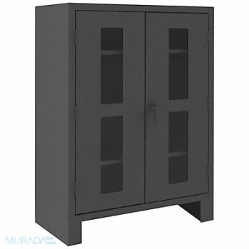 DURHAM MFG Storage Cabinet 66 x48 x24 Gray 3Shlv, 34A946