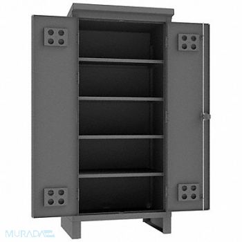 DURHAM MFG Strg Cab 78 x36 3/8 x24 Gray 4Shlv, 34A960