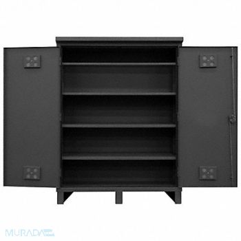 DURHAM MFG Shelving Cabinet 78 H 60 W Gray, 34A962