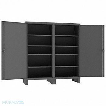 DURHAM MFG Storage Cabinet 78 x72 x24 Gray 8Shlv, 34A980