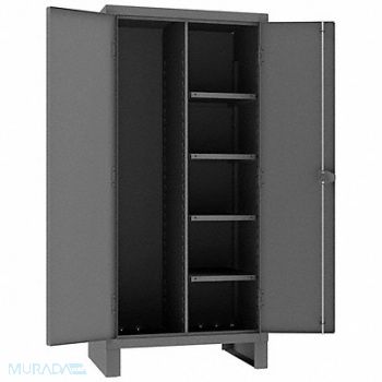 DURHAM MFG Storage Cabinet 78 x36 x24 Gray 4Shlv, 16D699