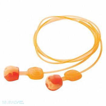 HONEYWELL HOWARD LEIGHT Ear Plugs Corded Pod 28dB PK100, 49AF60