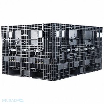 ORBIS Clps Bulk Ctr Black Solid 64 1/2 in, 49H266