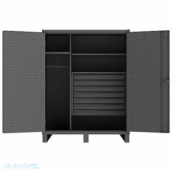 DURHAM MFG StrgCab Legs Gray 78 x 60 x 24, 410Y51