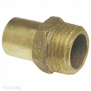NIBCO Hose Adapter Cast Bronze 1/2 Tube, 36N491