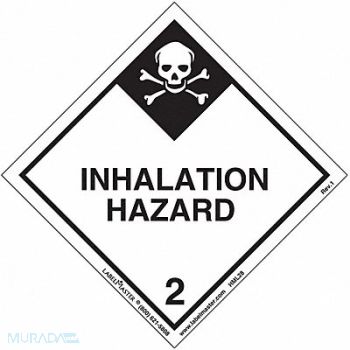 LABELMASTER DOT Container Placard Label 4 W PK500, 807CH7