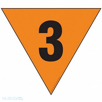 LABELMASTER DOT Container Placard Plastic-Lite, 807CK4