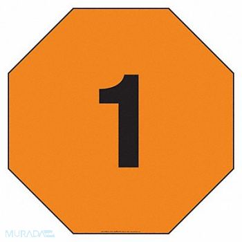 LABELMASTER DOT Container Placard Magnetic Vinyl, 807CK8