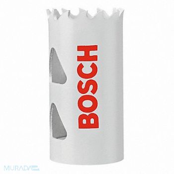 BOSCH Hole Saws 1 Dia Bi-Metal Shank 1/4, 802GJ9