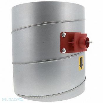 HONEYWELL HOME Bypass Damper Gr/Rd/Steel 12 in Dia., 48KT72