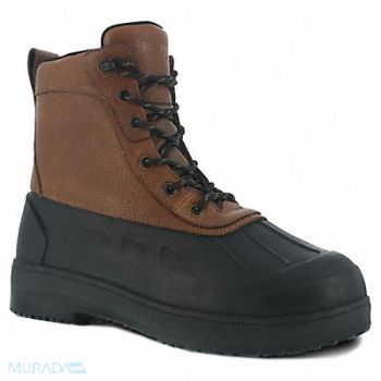 IRON AGE 8 Work Boot 7-1/2 W Brown Composite PR, 20WA40