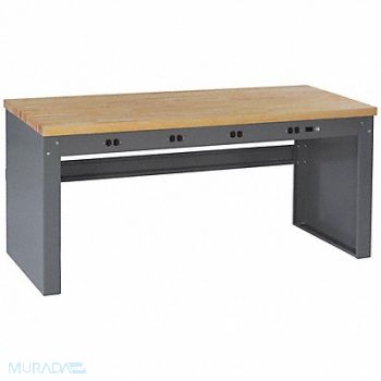 TENNSCO Workbench Butcher Block 72 W 30 D, 39FL30