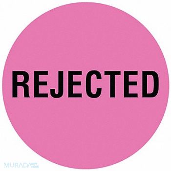 TAPECASE D6076 Inventory Control Label Pink PK1000, 16U940