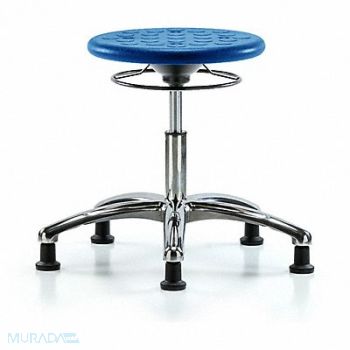 BLUE RIDGE ERGONOMICS Polyurethane Stool 300 lb Cap. Blue, 797R41