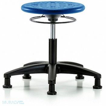 BLUE RIDGE ERGONOMICS Polyurethane Stool 300 lb Cap. Blue, 797R45