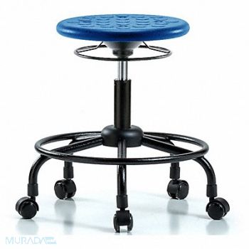 BLUE RIDGE ERGONOMICS Polyurethane Stool 300 lb Cap. Blue, 797R47
