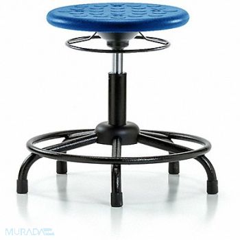 BLUE RIDGE ERGONOMICS Polyurethane Stool 300 lb Cap. Blue, 797R49