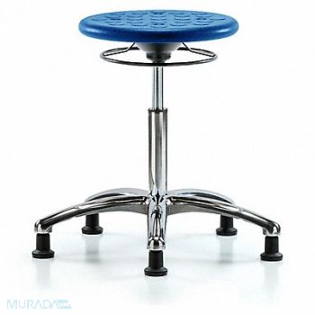BLUE RIDGE ERGONOMICS Polyurethane Stool 300 lb Cap. Blue, 797R73