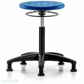 BLUE RIDGE ERGONOMICS Polyurethane Stool 300 lb Cap. Blue, 797R85