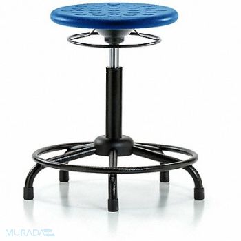 BLUE RIDGE ERGONOMICS Polyurethane Stool 300 lb Cap. Blue, 797R89