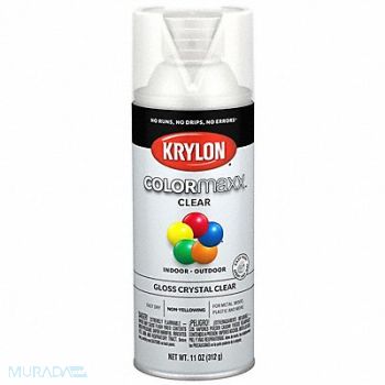 COLORMAXX Spray Paint Gloss Crystal Clear 11 oz, 800T35