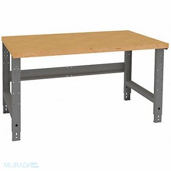 TENNSCO Workbench Butcher Block 60 W 36 D, 1PA86