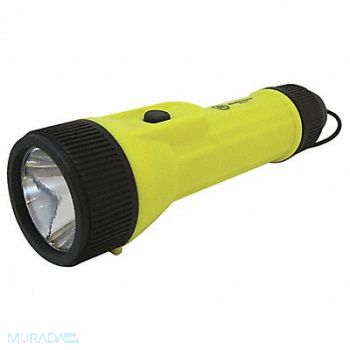 RAILHEAD GEAR Handheld Flashlight Plastic Yellow 150lm, 39F126