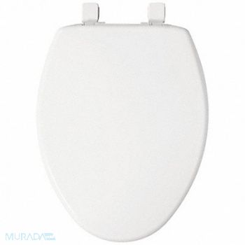 BEMIS Toilet Seat White Elongated 16 7/8 H, 797W65