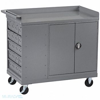 TENNSCO Mobile Cabinet Bench Steel 48 W 25 D, 6YE42