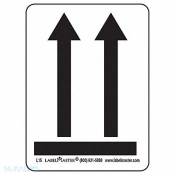 LABELMASTER Arrows Label 1-3/4 H 2-3/8 W PK500, 35ZL28