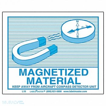 LABELMASTER Magnetizd Materials Air Labl 90mm PK500, 35ZL24