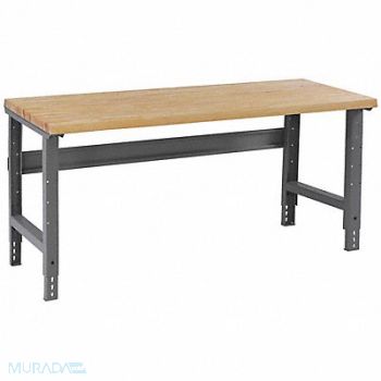 TENNSCO Workbench Butcher Block 72 W 30 D, 1PA87