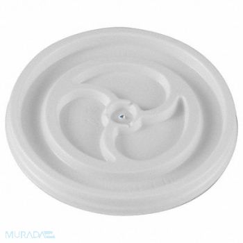 GRAINGER APPROVED Hot Cup Lid Type Flat 6 fl. oz PK1000, 6GEG5